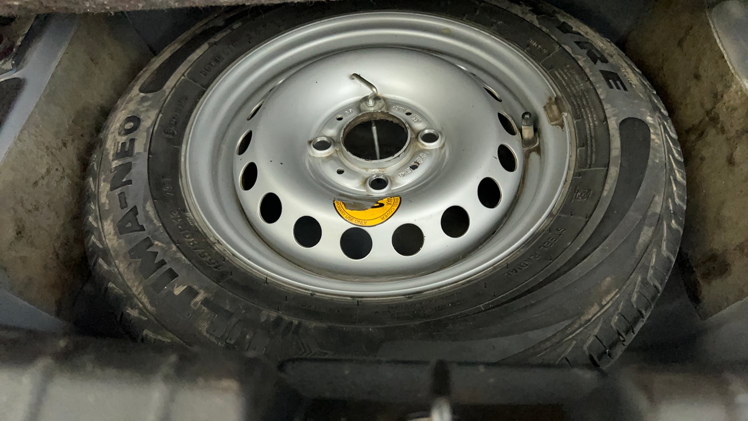 Used 2023 Tata Tigor XZ Plus CNG Cng Manual tyres SPARE TYRE VIEW