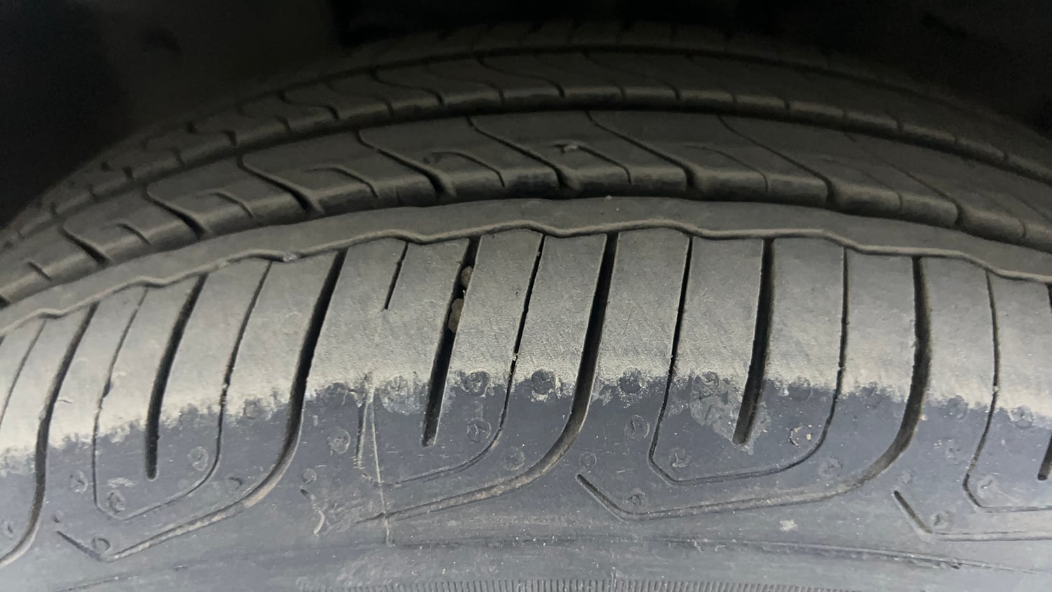 Used 2018 Nissan Micra XV CVT Petrol Automatic tyres LEFT FRONT TYRE TREAD VIEW
