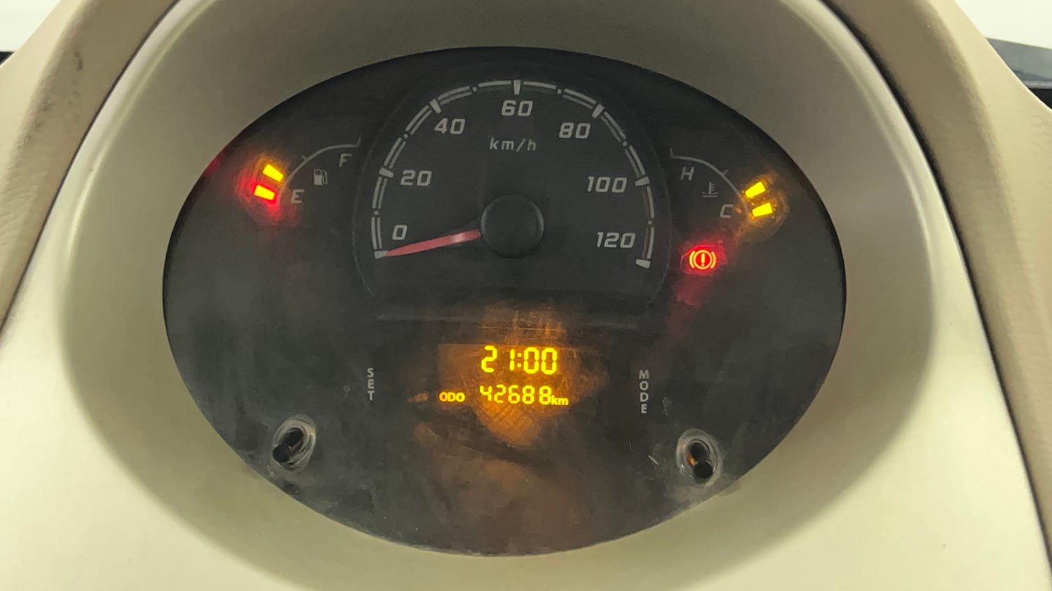 Used 2015 Tata Nano Twist XT Petrol Manual interior CLUSTERMETER VIEW