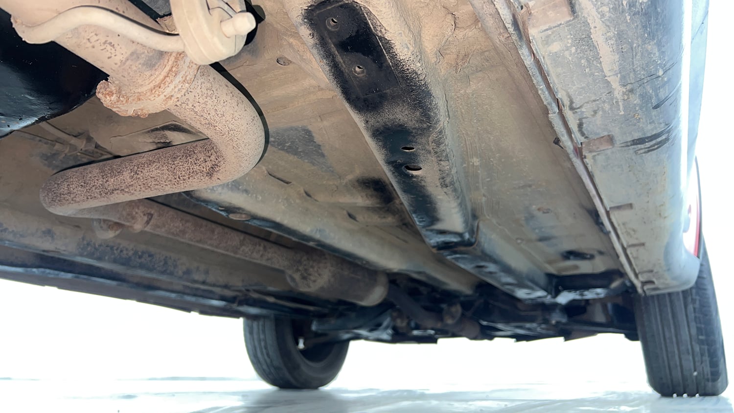 Used 2026 Tata Nexon Fearless Plus S 1.2 Revotron Petrol 7DCA DT Petrol Automatic extra REAR RIGHT UNDERBODY VIEW