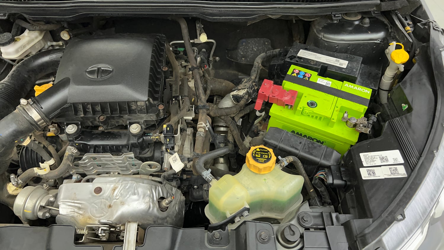 Used 2022 Tata Nexon XZA Plus (Premium) Petrol Automatic engine ENGINE LEFT SIDE VIEW