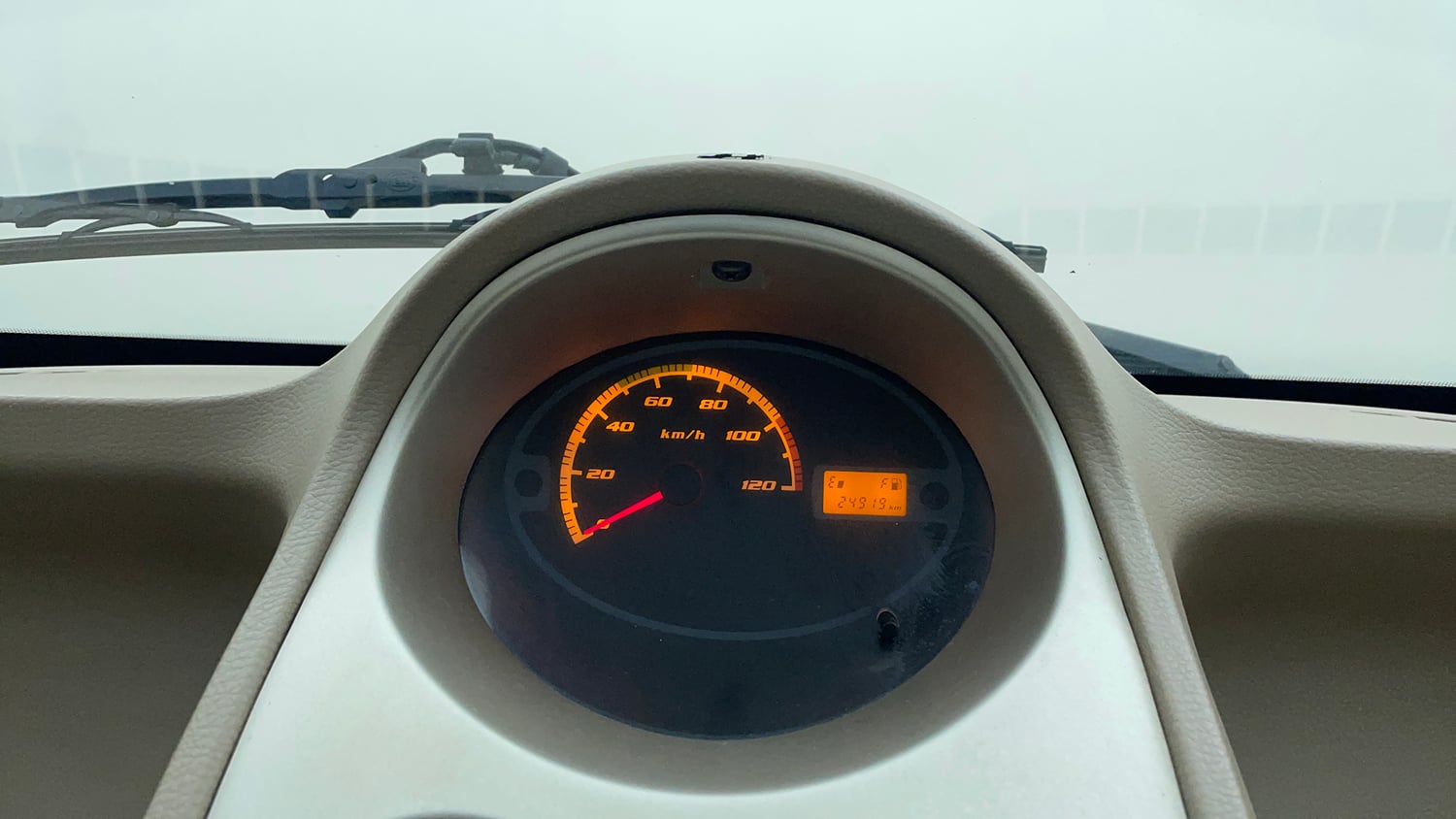 Used 2012 Tata Nano LX Petrol Manual interior CLUSTERMETER VIEW