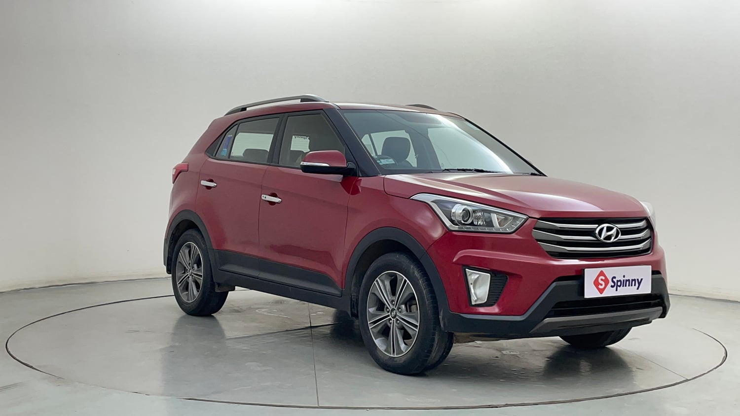 Used 2017 Hyundai Creta 1.6 SX Plus AT Petrol Petrol Automatic exterior RIGHT FRONT CORNER VIEW