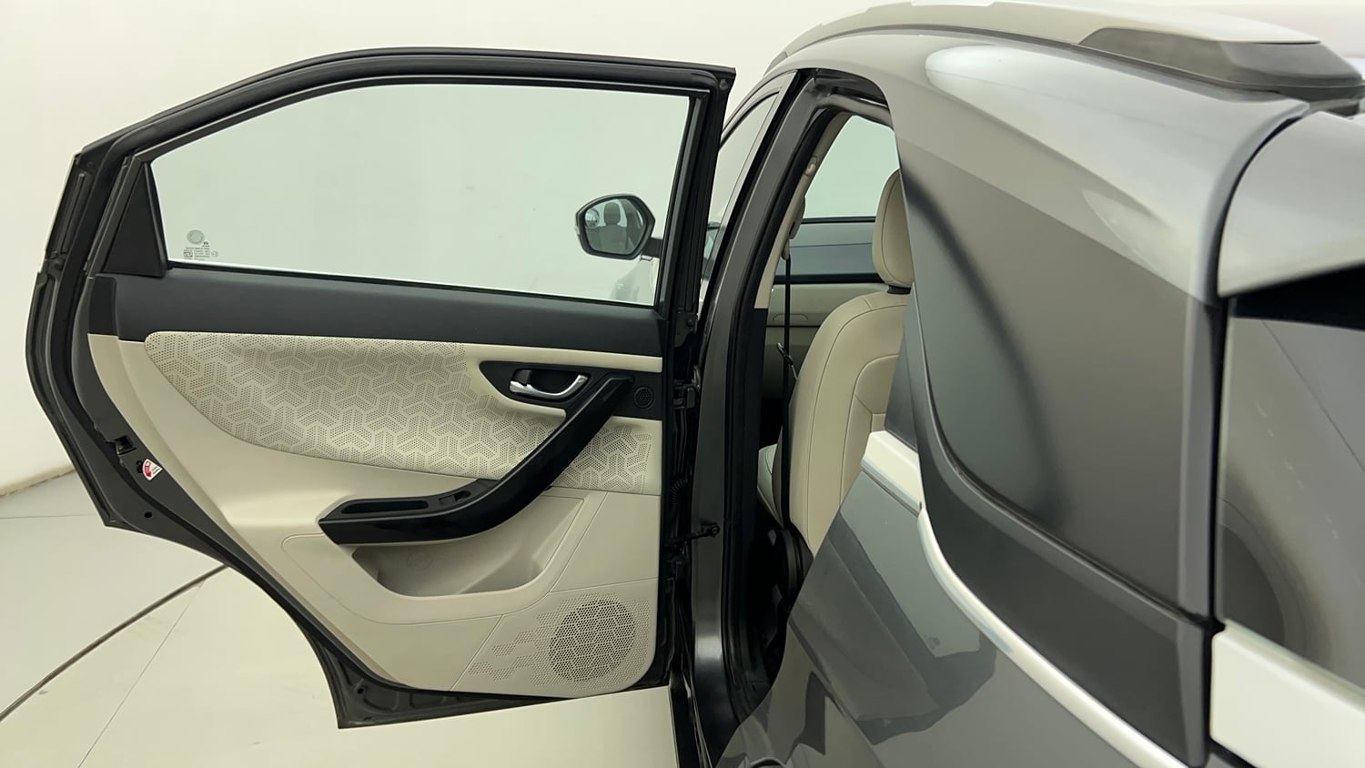 Used 2022 Tata Nexon XZA Plus (Premium) Petrol Automatic interior LEFT REAR DOOR OPEN VIEW