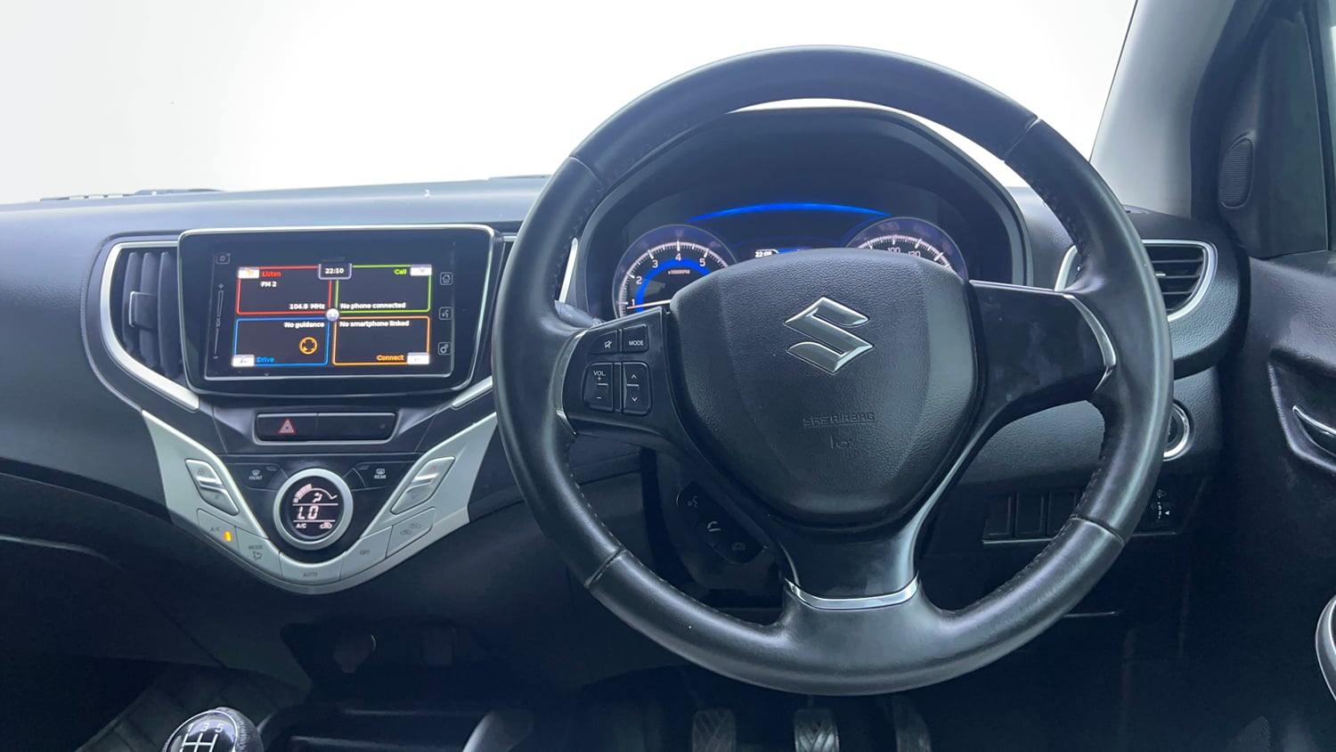 Used 2018 Maruti Suzuki Baleno Alpha 1.2 Petrol Manual interior STEERING VIEW