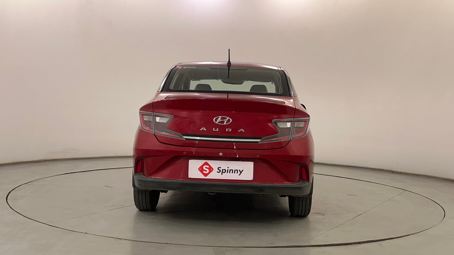 Used 2021 Hyundai Aura S 1.2 AMT Petrol Petrol Automatic exterior BACK VIEW