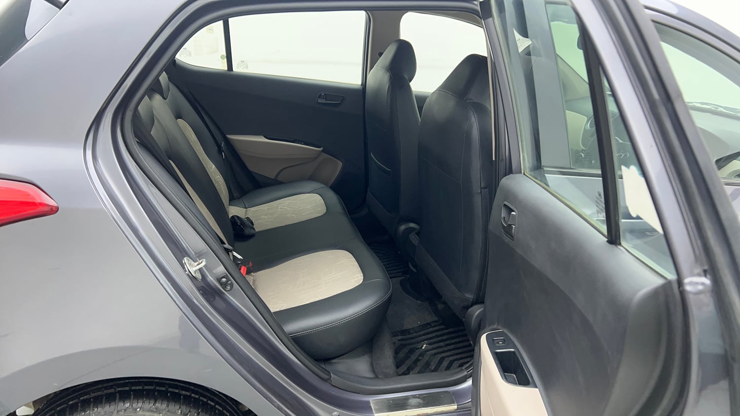 Used 2017 Hyundai Grand i10 Magna 1.2 Kappa VTVT Petrol Manual interior RIGHT SIDE REAR DOOR CABIN VIEW