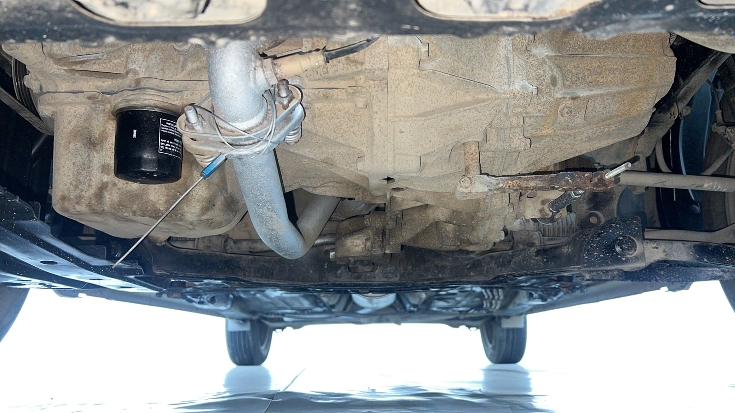Used 2018 Maruti Suzuki Baleno Delta 1.2 Petrol Manual extra FRONT LEFT UNDERBODY VIEW