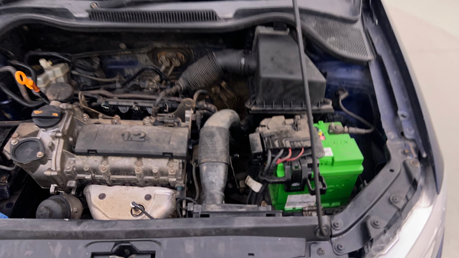 Used 2013 Volkswagen Polo Comfortline 1.2L (P) Petrol Manual engine ENGINE LEFT SIDE VIEW