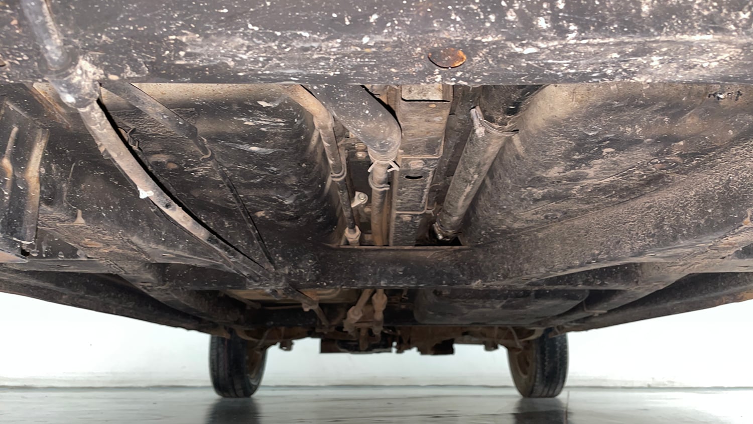 Used 2012 Tata Nano LX Petrol Manual extra FRONT LEFT UNDERBODY VIEW