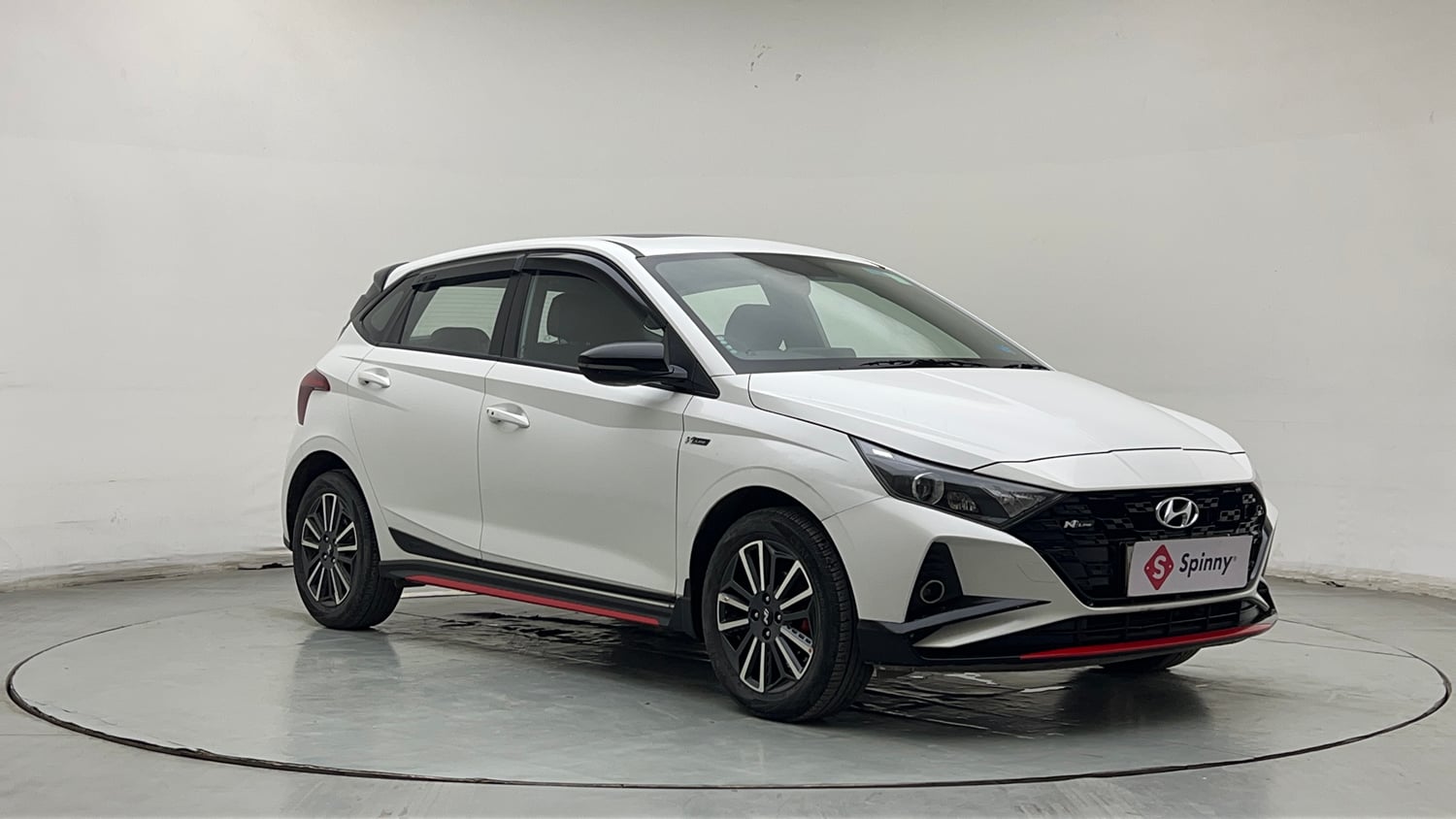 Used 2022 Hyundai i20 N Line N8 1.0 Turbo DCT Petrol Automatic exterior RIGHT FRONT CORNER VIEW