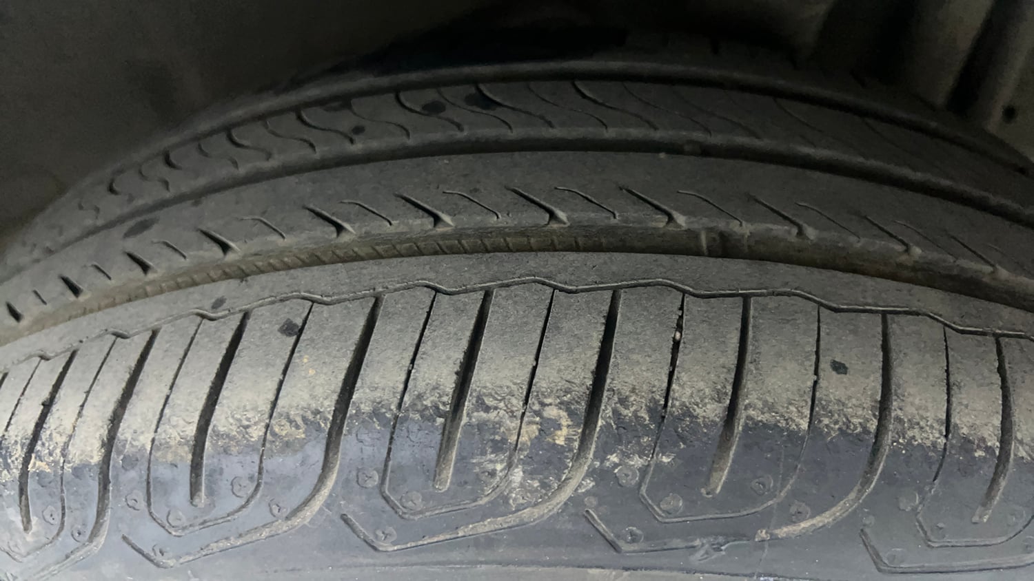 Used 2018 Nissan Micra XV CVT Petrol Automatic tyres LEFT REAR TYRE TREAD VIEW