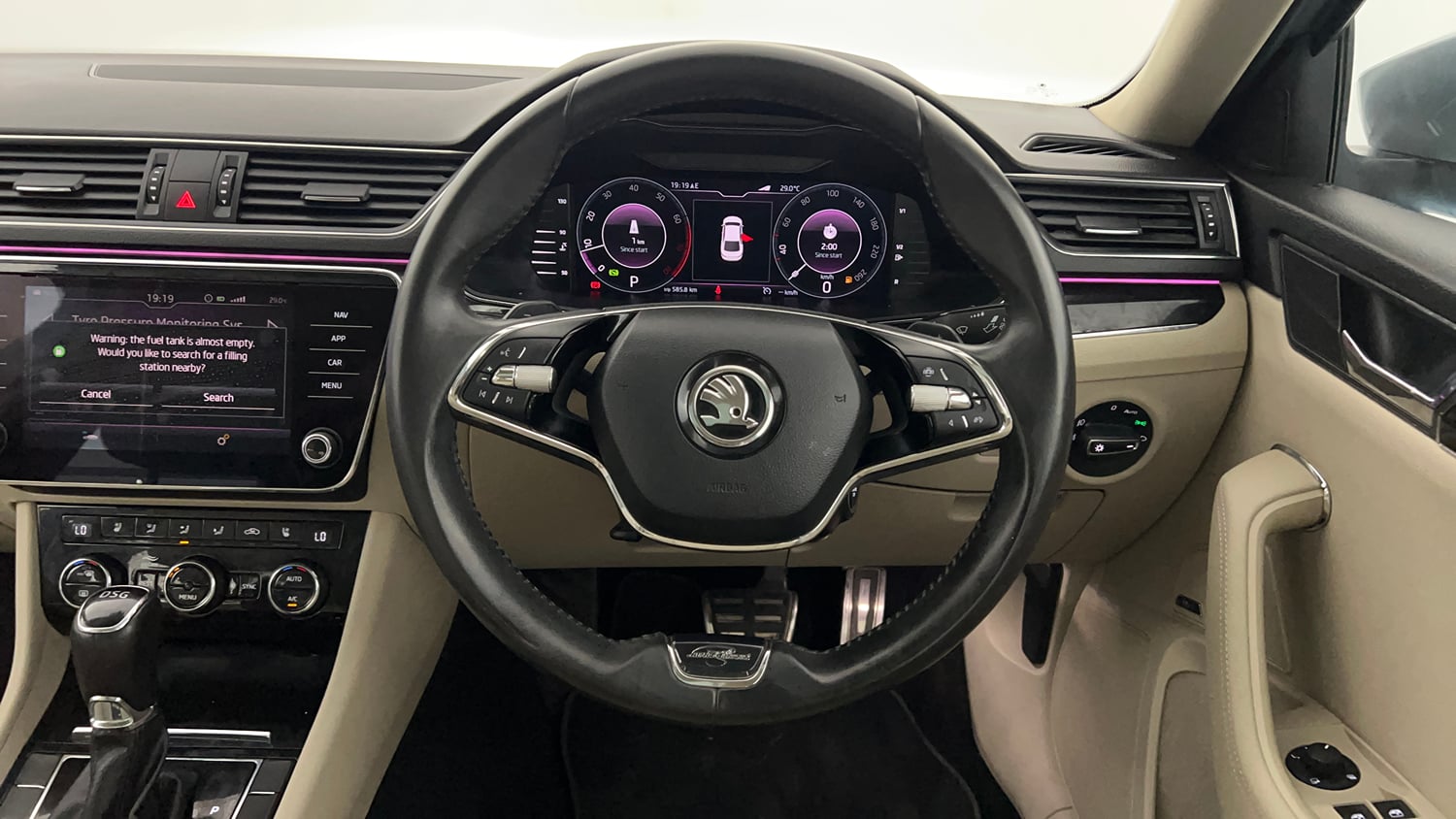 Used 2021 Skoda Superb L&K AT Petrol Automatic interior STEERING VIEW