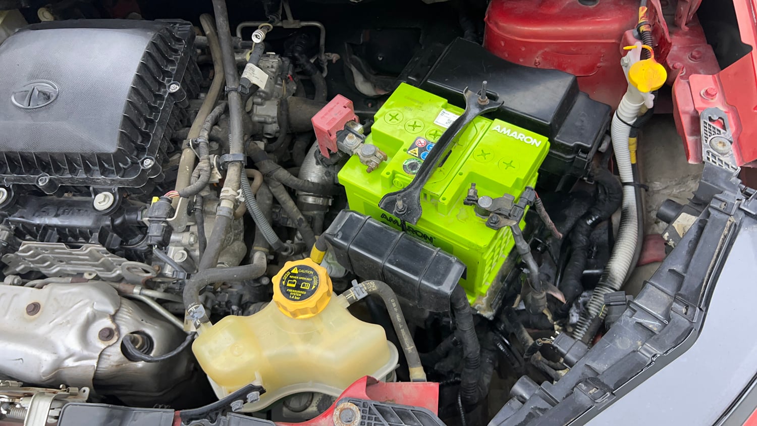 Used 2026 Tata Nexon Fearless Plus S 1.2 Revotron Petrol 7DCA DT Petrol Automatic engine ENGINE LEFT SIDE VIEW
