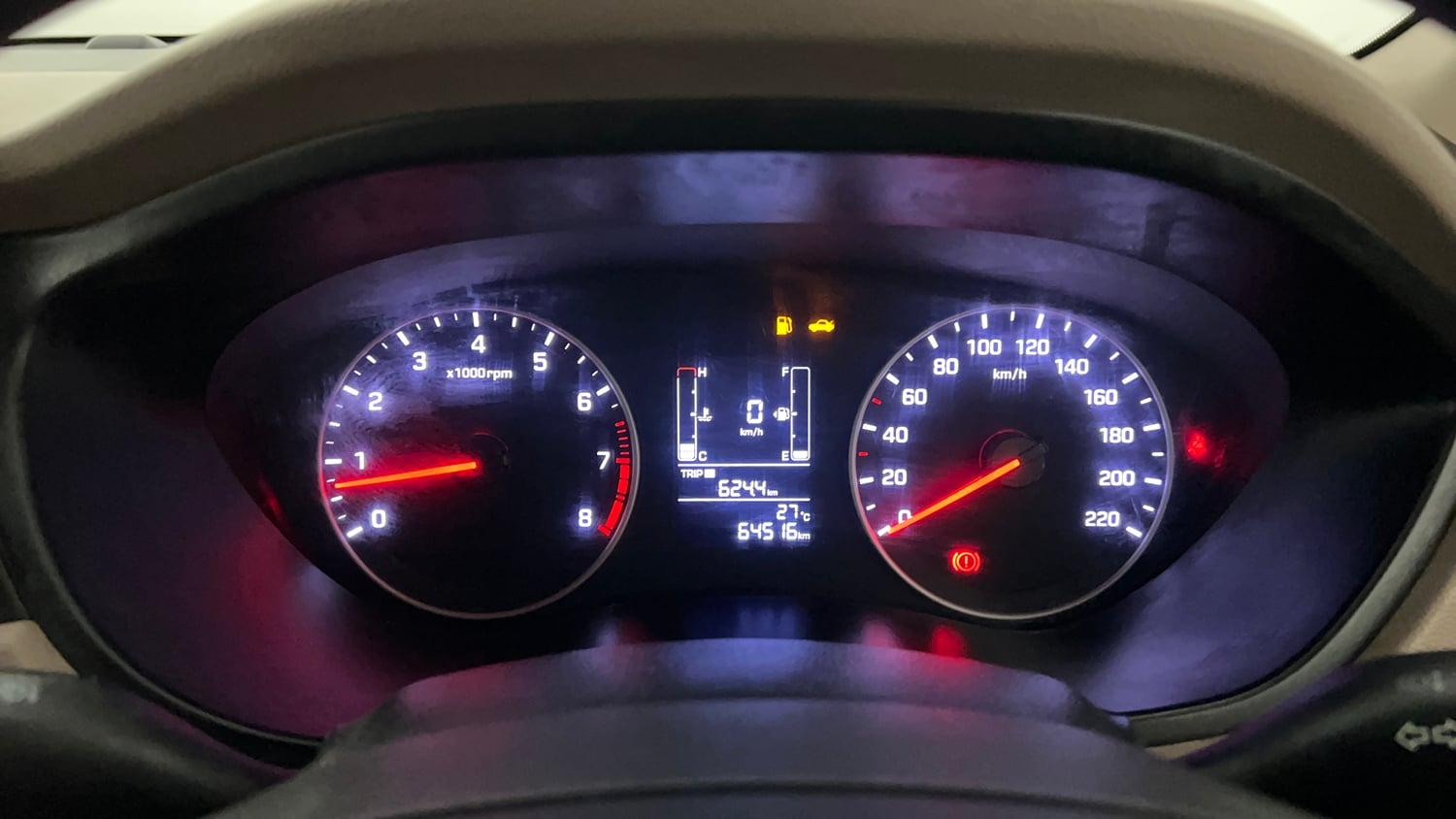 Used 2019 Hyundai Elite i20 Asta 1.2 Petrol Manual interior CLUSTERMETER VIEW