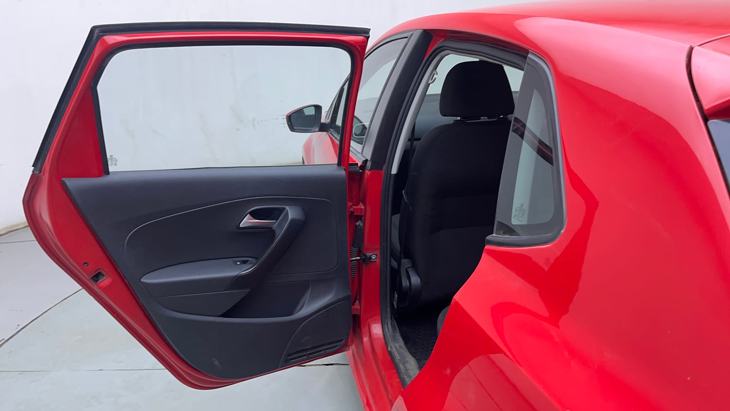 Used 2016 Volkswagen Polo Comfortline 1.2L (P) Petrol Manual interior LEFT REAR DOOR OPEN VIEW