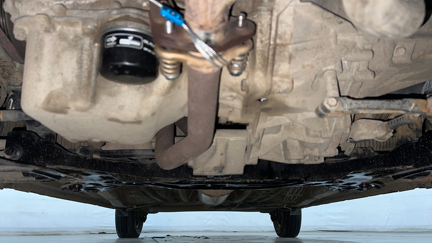 Used 2022 Maruti Suzuki Wagon R LXI 1.0 CNG Cng Manual extra FRONT LEFT UNDERBODY VIEW