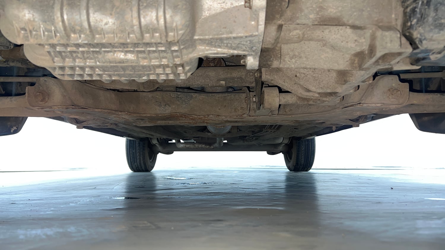 Used 2015 Ford EcoSport Ambiente 1.5 Ti-VCT Petrol Manual extra FRONT LEFT UNDERBODY VIEW