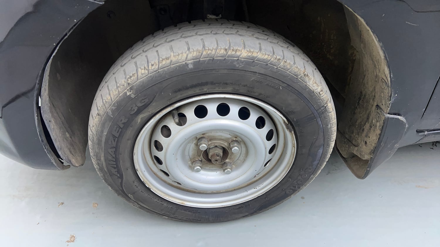 Used 2014 Nissan Micra Active XL Petrol Manual tyres LEFT FRONT TYRE RIM VIEW