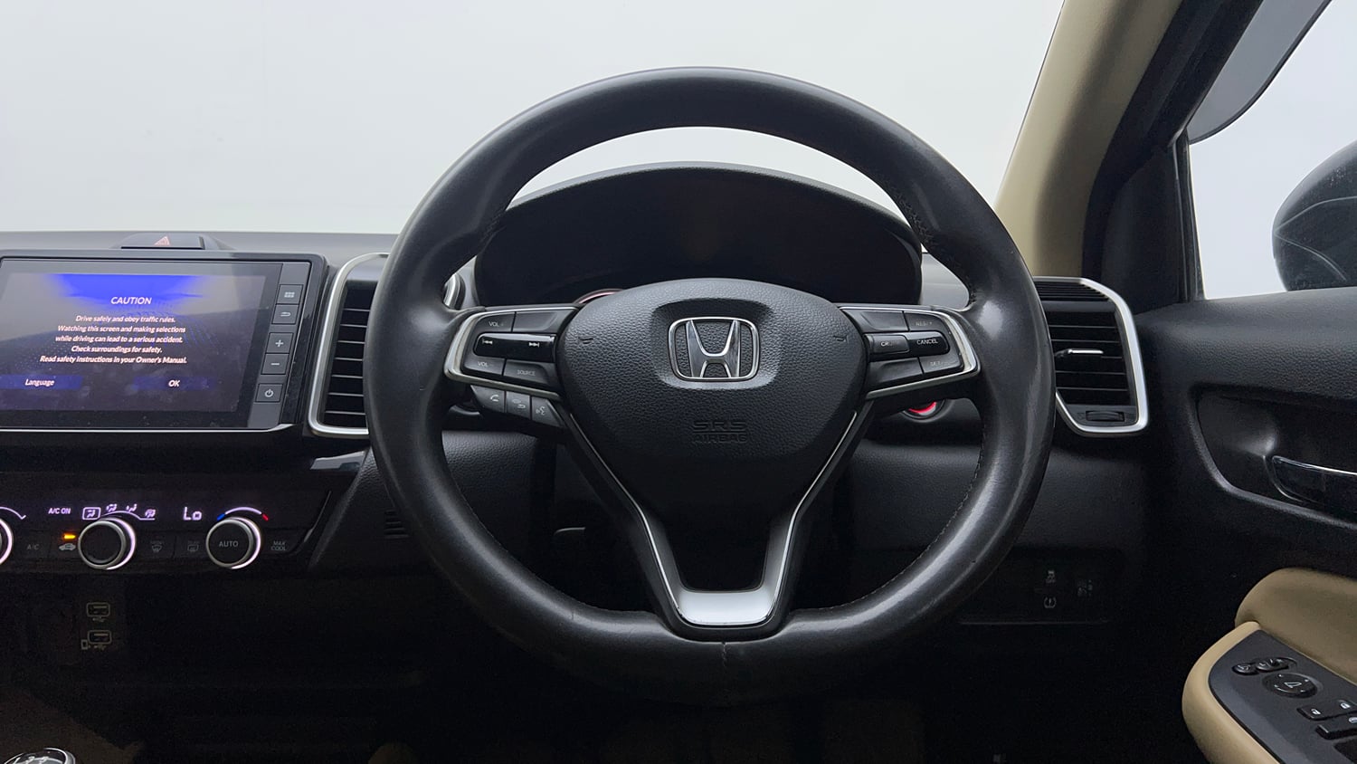 Used 2021 Honda City V Petrol Petrol Manual interior STEERING VIEW