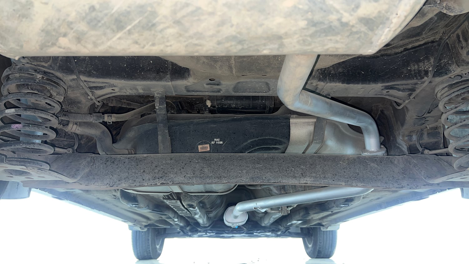 Used 2018 Hyundai Creta SX 1.6 Petrol Petrol Manual extra REAR UNDERBODY VIEW (TAKEN FROM REAR)