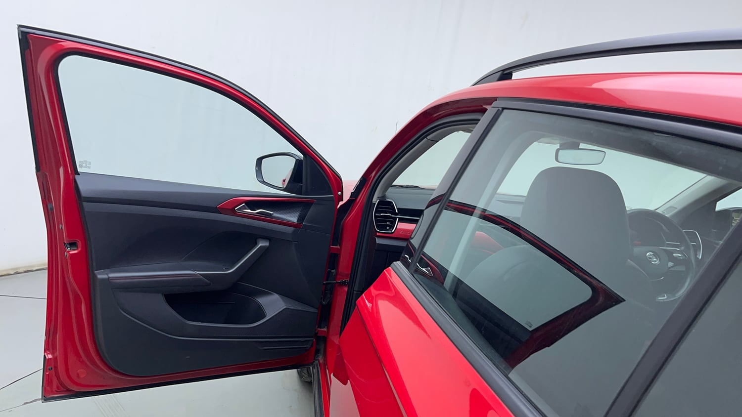 Used 2023 Skoda Kushaq Monte Carlo 1.5L TSI MT Petrol Manual interior LEFT FRONT DOOR OPEN VIEW