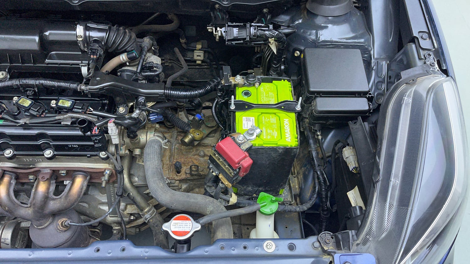 Used 2021 Maruti Suzuki Baleno Zeta Petrol Manual engine ENGINE LEFT SIDE VIEW