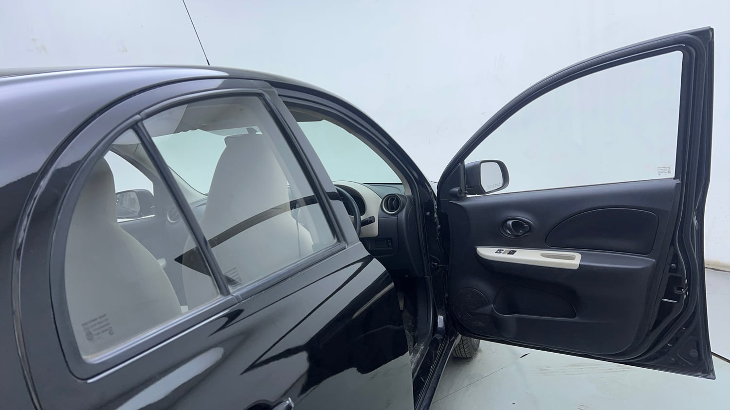 Used 2014 Nissan Micra Active XL Petrol Manual interior RIGHT FRONT DOOR OPEN VIEW