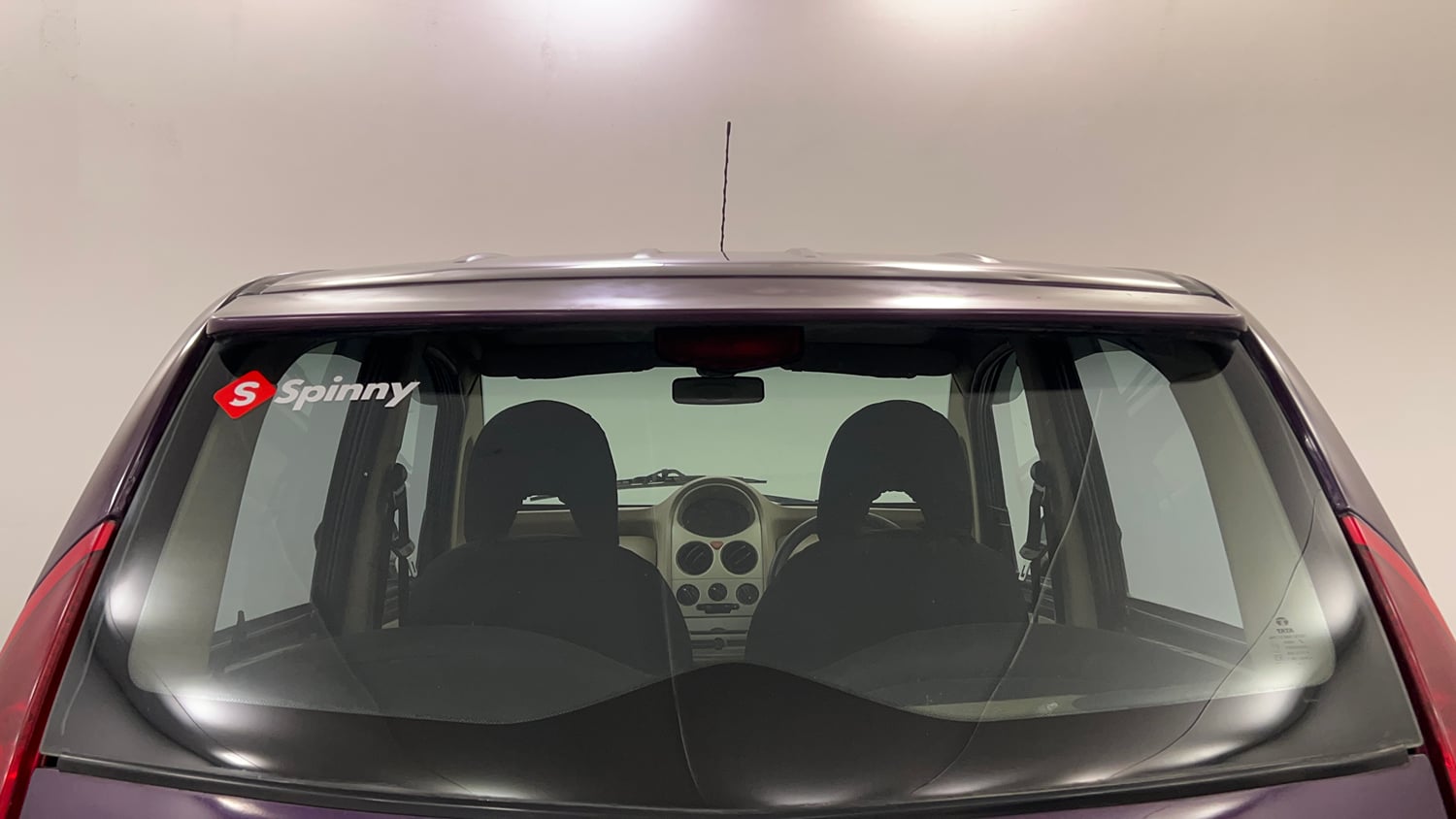 Used 2015 Tata Nano Twist XT Petrol Manual exterior BACK WINDSHIELD VIEW