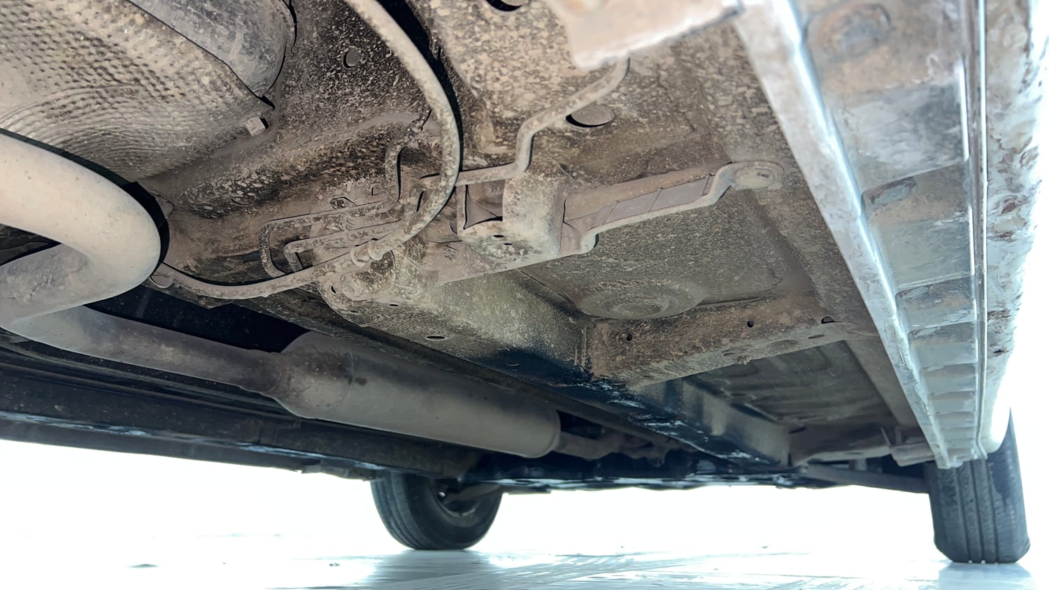 Used 2013 Maruti Suzuki Swift Dzire VXI Petrol Manual extra REAR RIGHT UNDERBODY VIEW