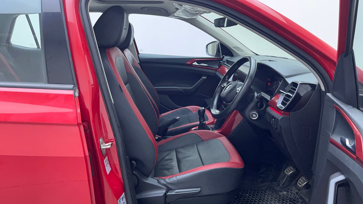 Used 2023 Skoda Kushaq Monte Carlo 1.5L TSI MT Petrol Manual interior RIGHT SIDE FRONT DOOR CABIN VIEW