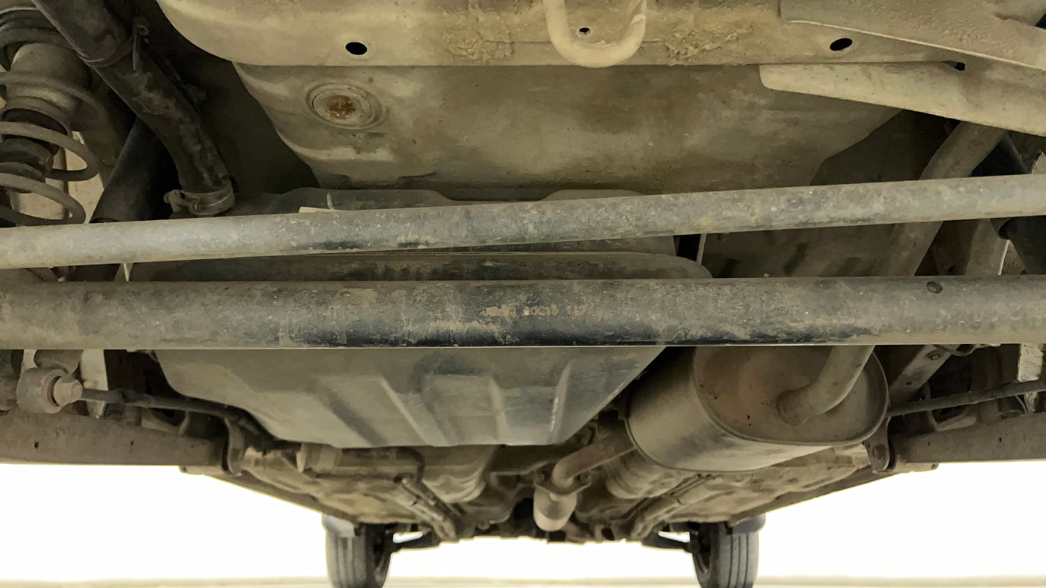 Used 2015 Maruti Suzuki Alto K10 VXi Petrol Manual extra REAR UNDERBODY VIEW (TAKEN FROM REAR)