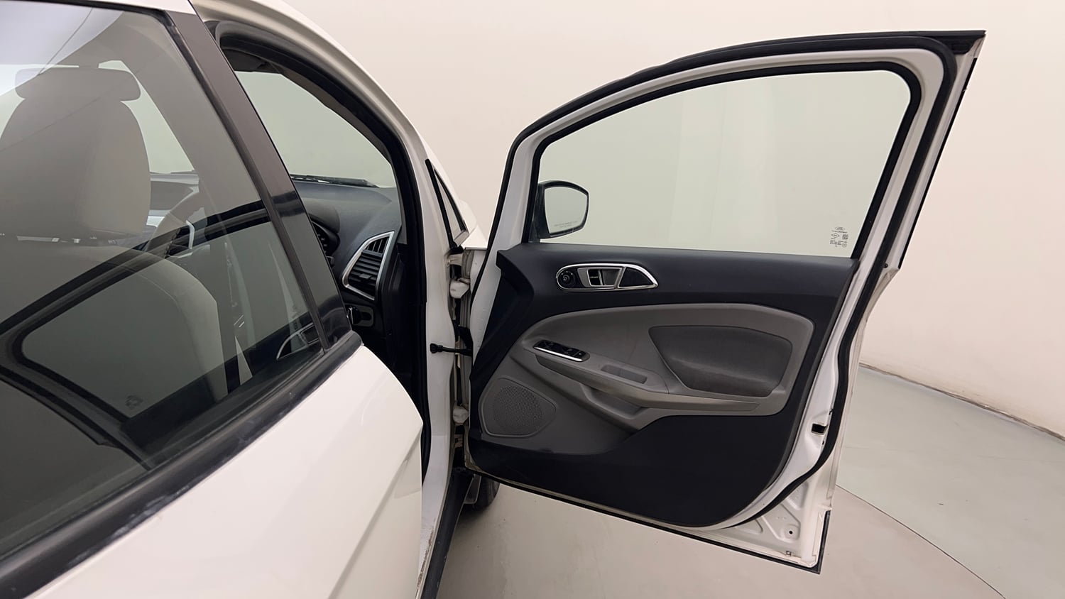 Used 2015 Ford EcoSport Trend 1.5 TDCi Diesel Manual interior RIGHT FRONT DOOR OPEN VIEW