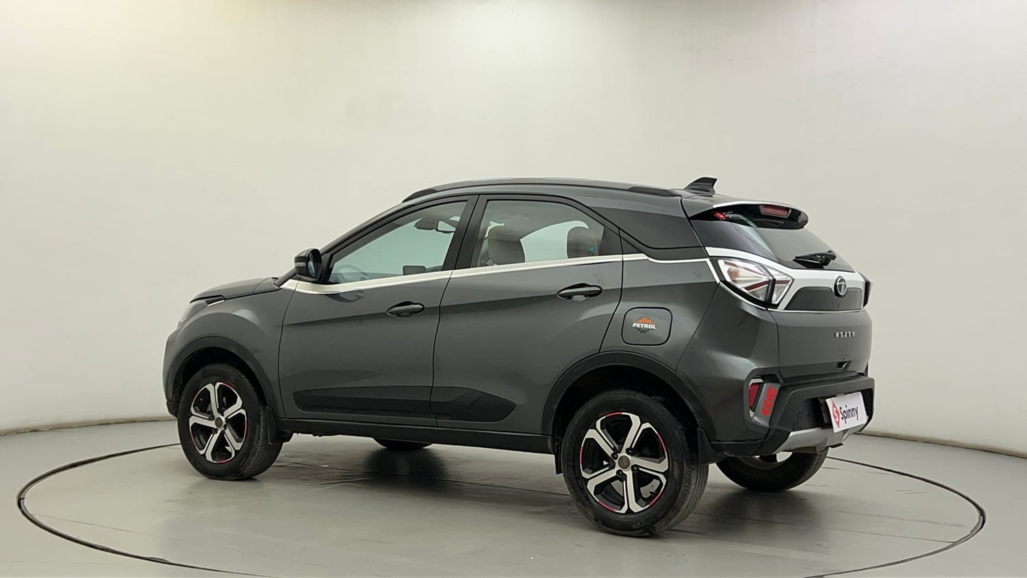 Used 2022 Tata Nexon XZA Plus (Premium) Petrol Automatic exterior LEFT REAR CORNER VIEW
