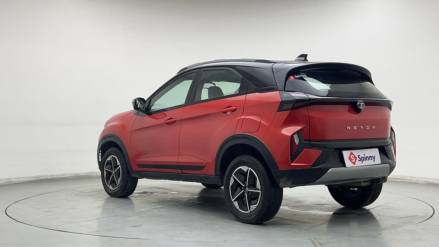 Used 2026 Tata Nexon Fearless Plus S 1.2 Revotron Petrol 7DCA DT Petrol Automatic exterior LEFT REAR CORNER VIEW