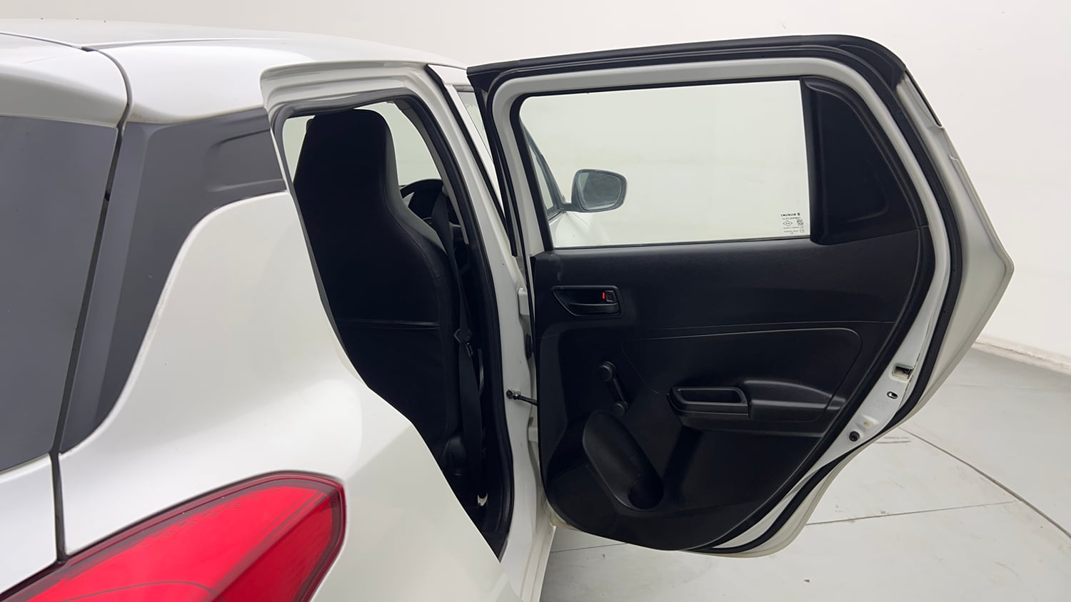 Used 2019 Maruti Suzuki Swift LXi Petrol Manual interior RIGHT REAR DOOR OPEN VIEW