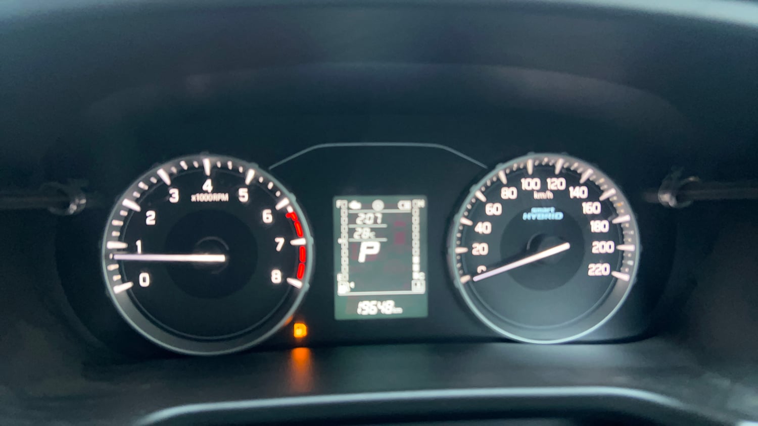 Used 2022 Maruti Suzuki Brezza Vxi AT Petrol Automatic interior CLUSTERMETER VIEW