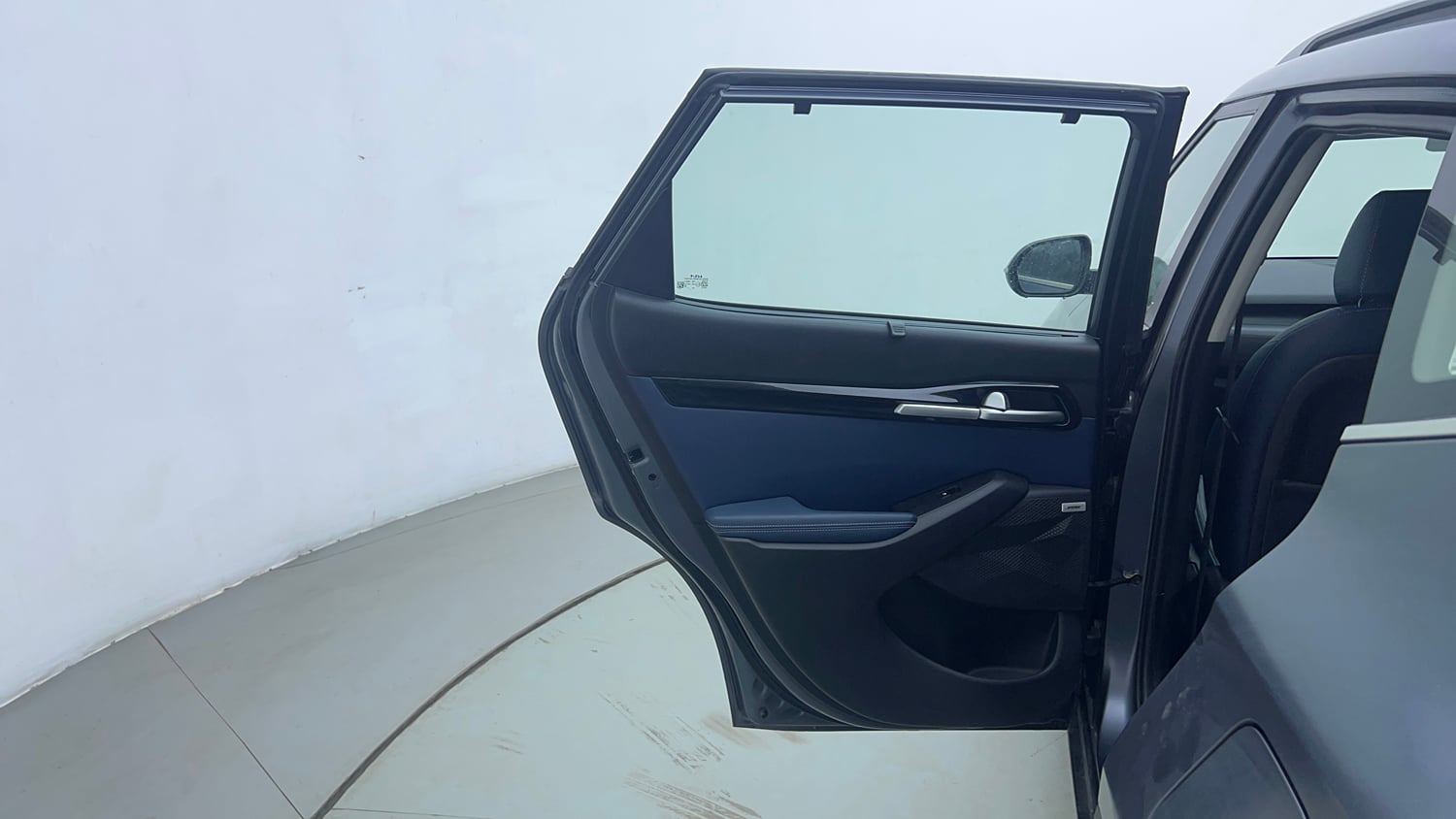 Used 2022 Kia Seltos X Line 1.5 Diesel AT Diesel Automatic interior LEFT REAR DOOR OPEN VIEW