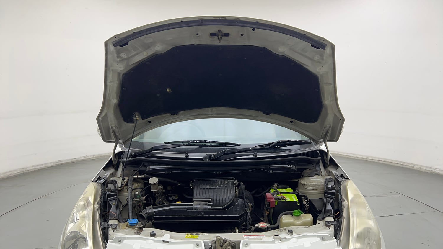 Used 2013 Maruti Suzuki Swift Dzire VXI Petrol Manual engine ENGINE & BONNET OPEN FRONT VIEW