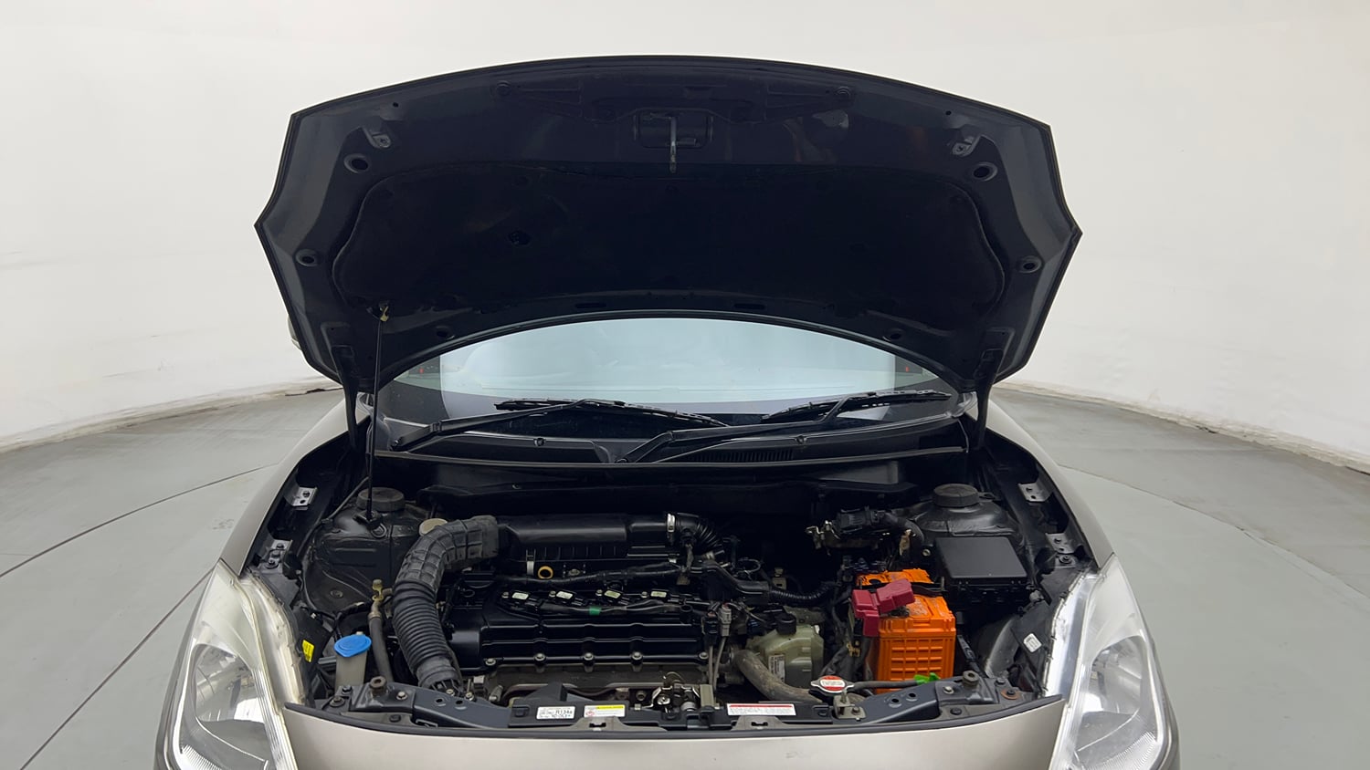 Used 2019 Maruti Suzuki Swift ZXi AMT Petrol Automatic engine ENGINE & BONNET OPEN FRONT VIEW