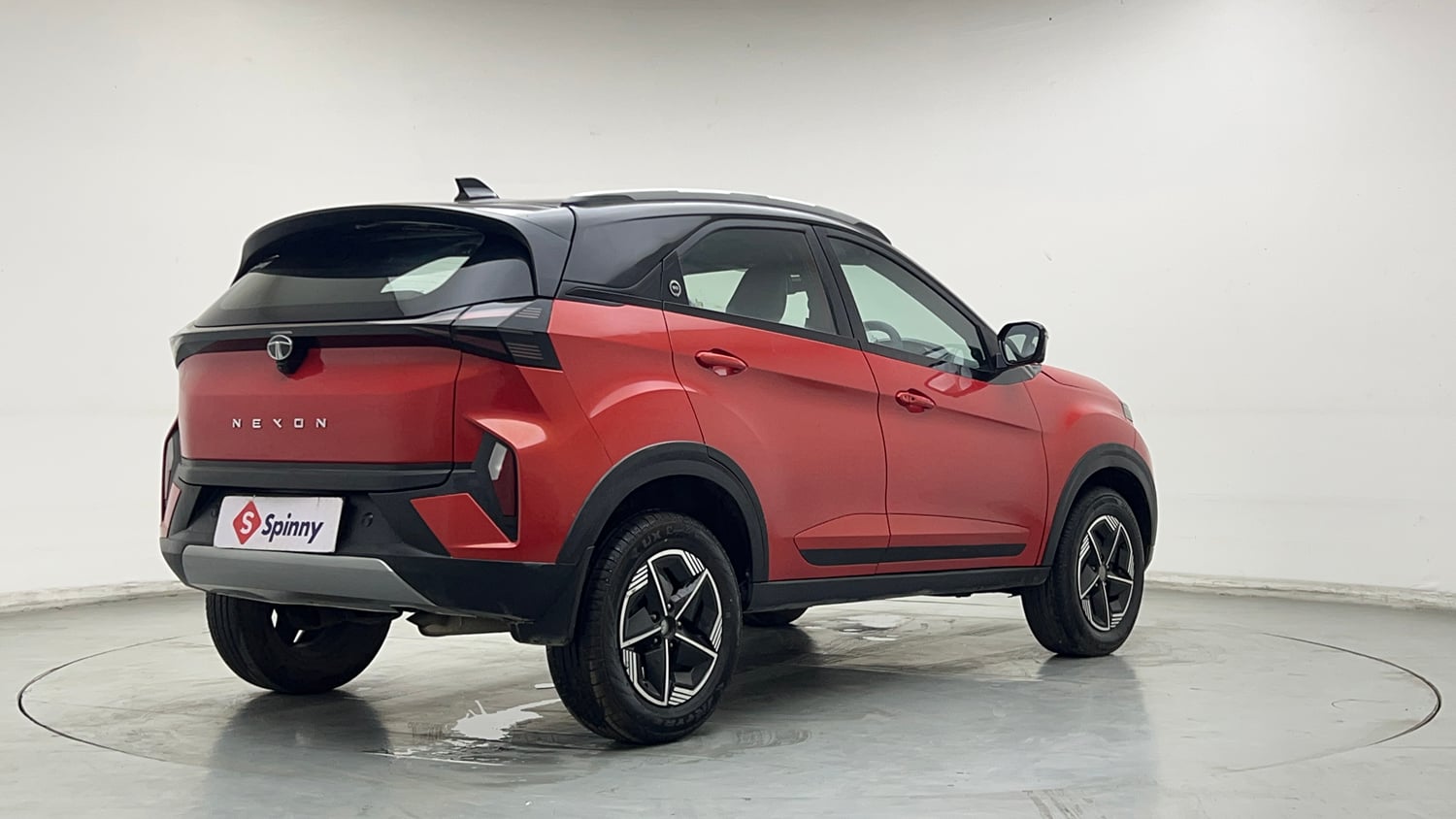 Used 2026 Tata Nexon Fearless Plus S 1.2 Revotron Petrol 7DCA DT Petrol Automatic exterior RIGHT REAR CORNER VIEW