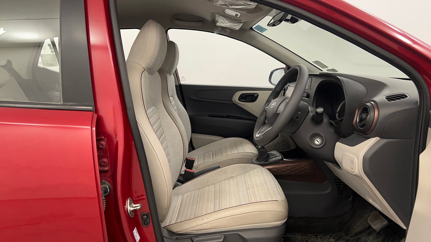 Used 2021 Hyundai Aura S 1.2 AMT Petrol Petrol Automatic interior RIGHT SIDE FRONT DOOR CABIN VIEW