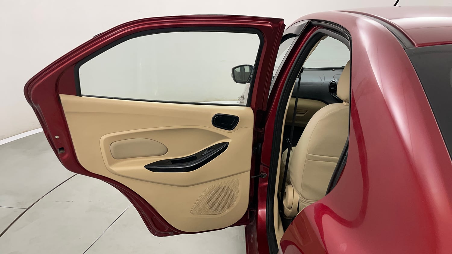 Used 2019 Ford Figo Aspire Titanium 1.2 Ti-VCT Petrol Manual interior LEFT REAR DOOR OPEN VIEW