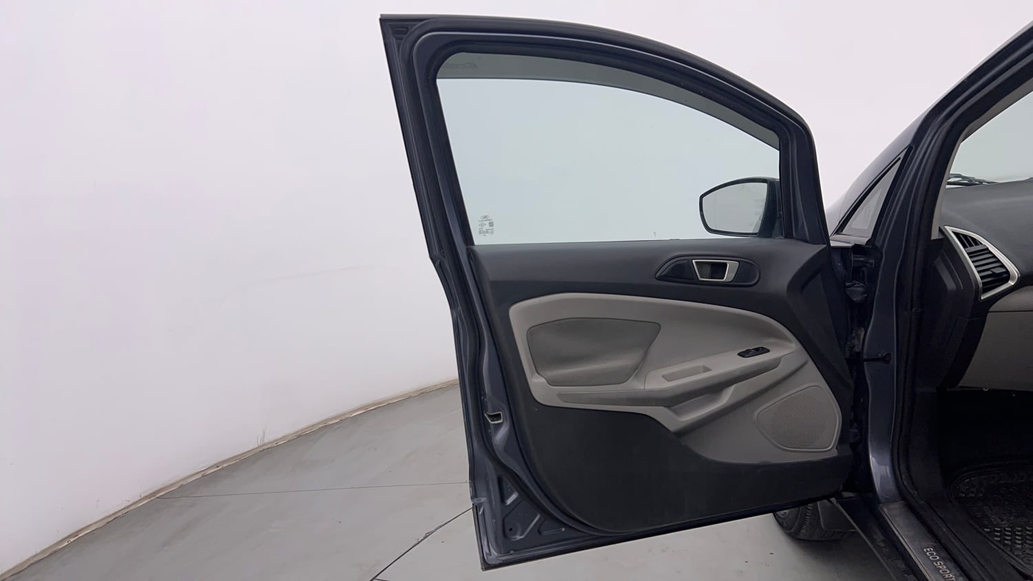 Used 2017 Ford EcoSport Titanium 1.5L TDCi Diesel Manual interior LEFT FRONT DOOR OPEN VIEW
