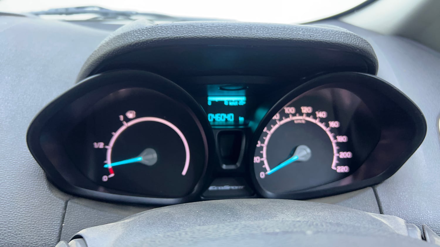 Used 2015 Ford EcoSport Ambiente 1.5 Ti-VCT Petrol Manual interior CLUSTERMETER VIEW