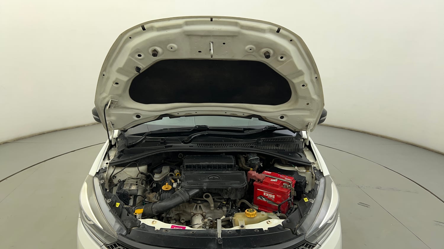 Used 2023 Tata Tigor XZ Plus CNG Cng Manual engine ENGINE & BONNET OPEN FRONT VIEW