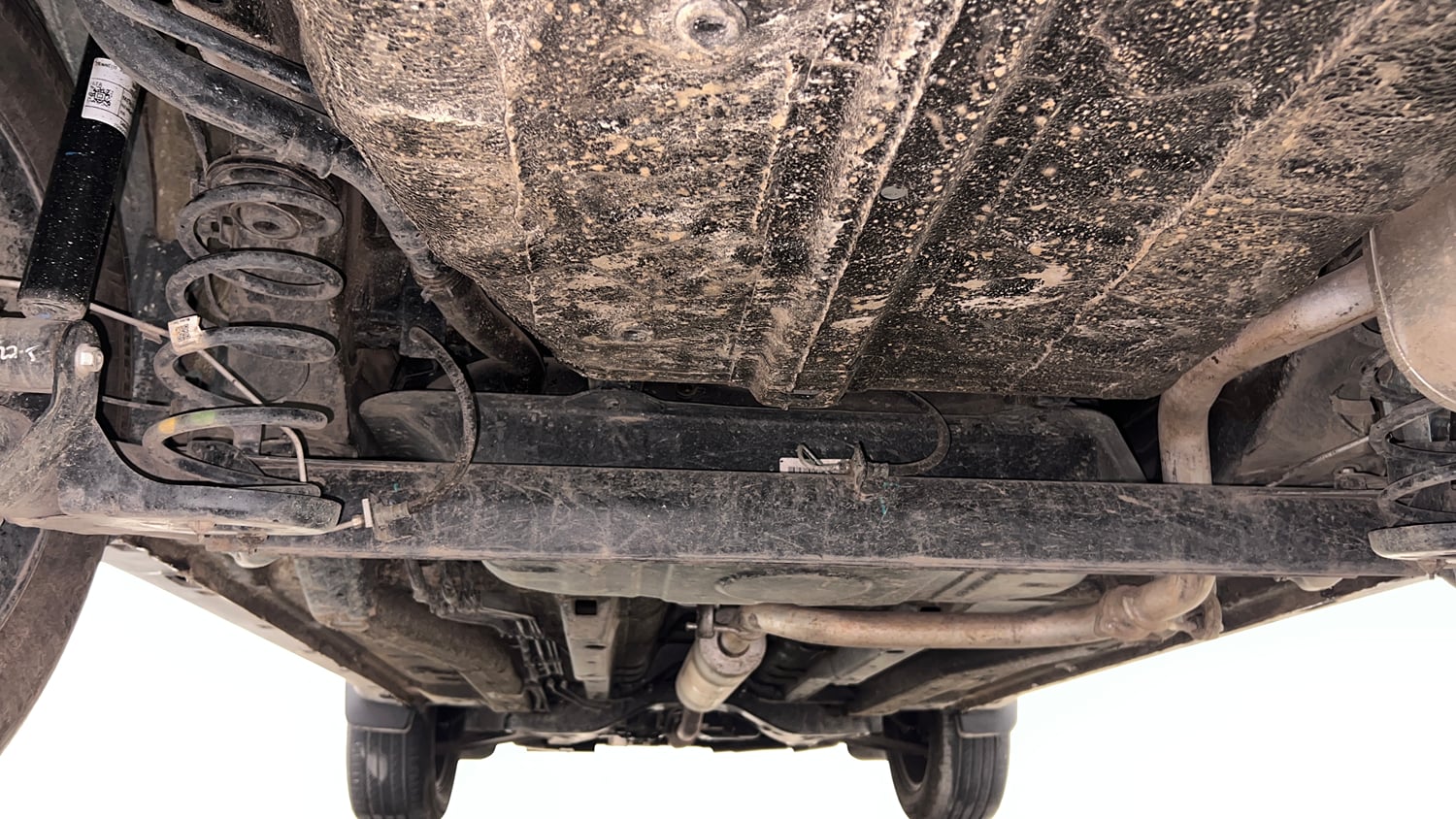 Used 2024 Tata Nexon Fearless Plus S 1.2 Revotron Petrol 6MT DT Petrol Manual extra REAR UNDERBODY VIEW (TAKEN FROM REAR)