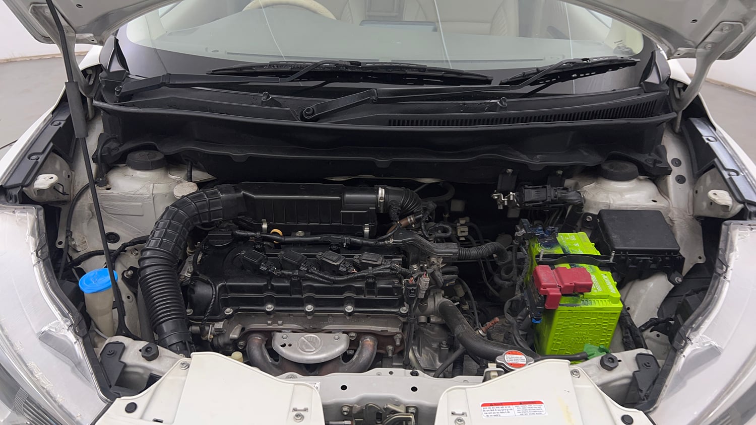 Used 2019 Maruti Suzuki New Ertiga ZXi AT Petrol Automatic engine ENGINE & BONNET OPEN FRONT VIEW