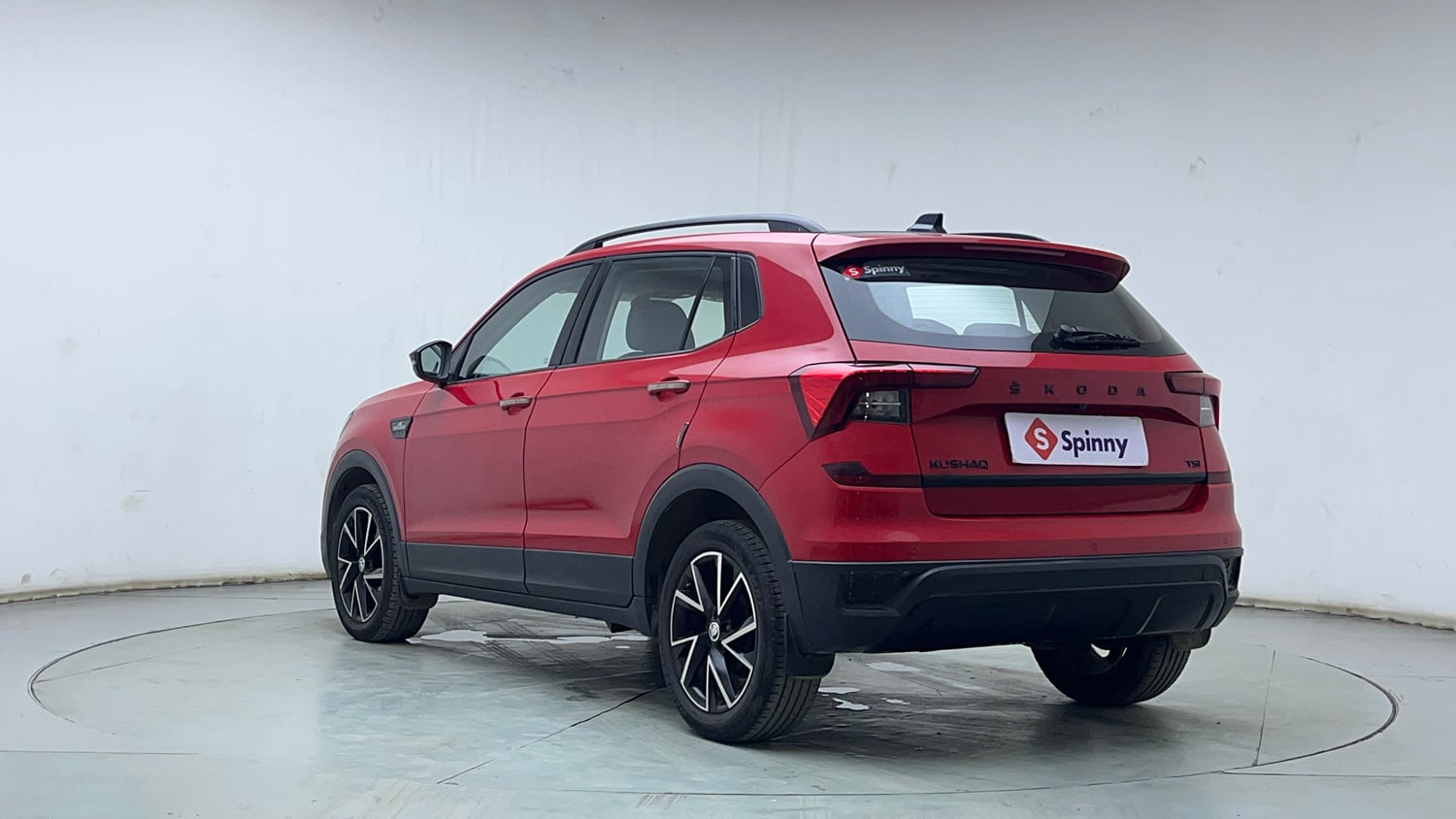 Used 2023 Skoda Kushaq Monte Carlo 1.5L TSI MT Petrol Manual exterior LEFT REAR CORNER VIEW