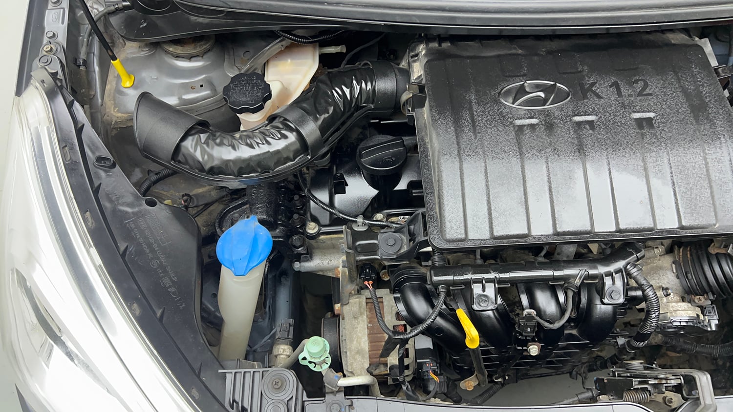 Used 2017 Hyundai Grand i10 Magna 1.2 Kappa VTVT Petrol Manual engine ENGINE RIGHT SIDE VIEW